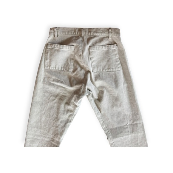 Alex Crane green jeans straight leg button fly high waist size 28 - Picture 4 of 10